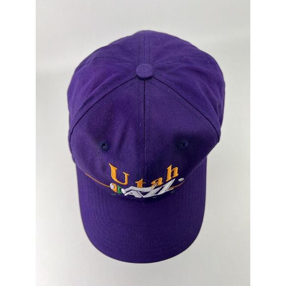 Utah Jazz Twins NBA Purple Snap Back Embroidered Hat Cap - Picture 6 of 14